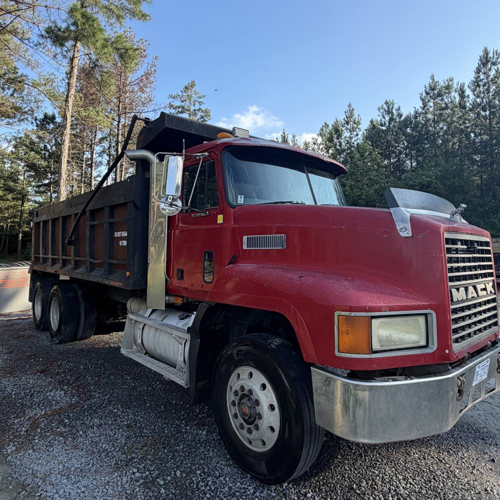 Lucas Land Services 16-ton tandem Mack dump truck